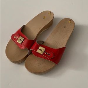 Dr. Scholl’s Free People clog slide.